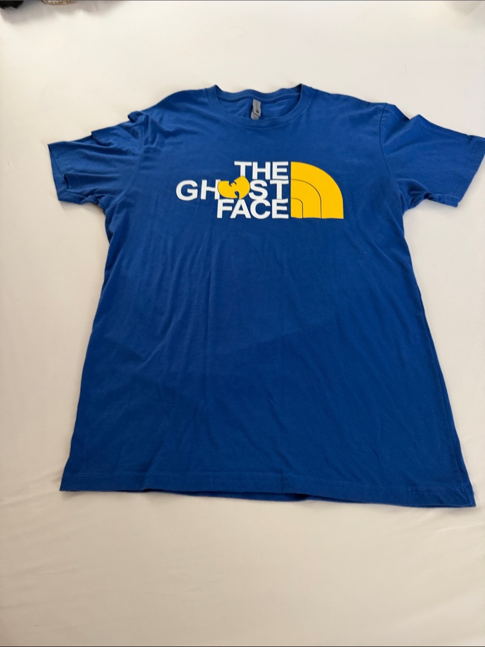 The Ghost Face Royal Blue Short Sleeve Graphic Tee